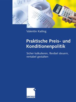 cover image of Praktische Preis- und Konditionenpolitik